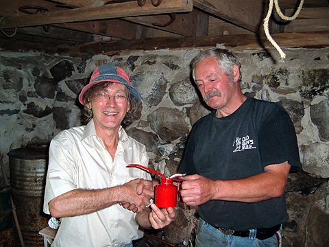 Frank is happy to have his Lister